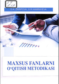 Maxsus fanlarni o'qitish metodikasi