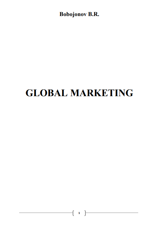 GLOBAL MARKETING