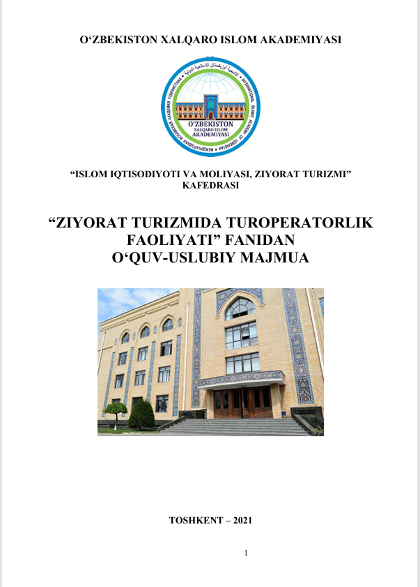 ZIYORAT TURIZMIDA TUROPERATORLIK FAOLIYATI