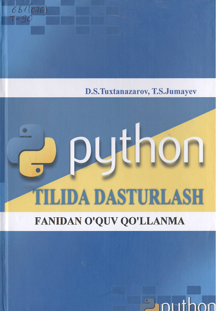 Python tilida dasturlash
