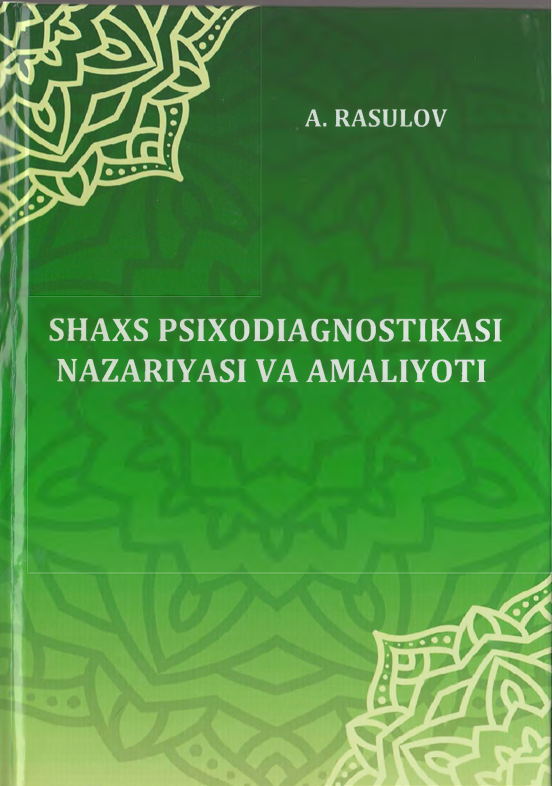 Shaxs psixodiagnostikasi nazariyasi va amaliyoti
