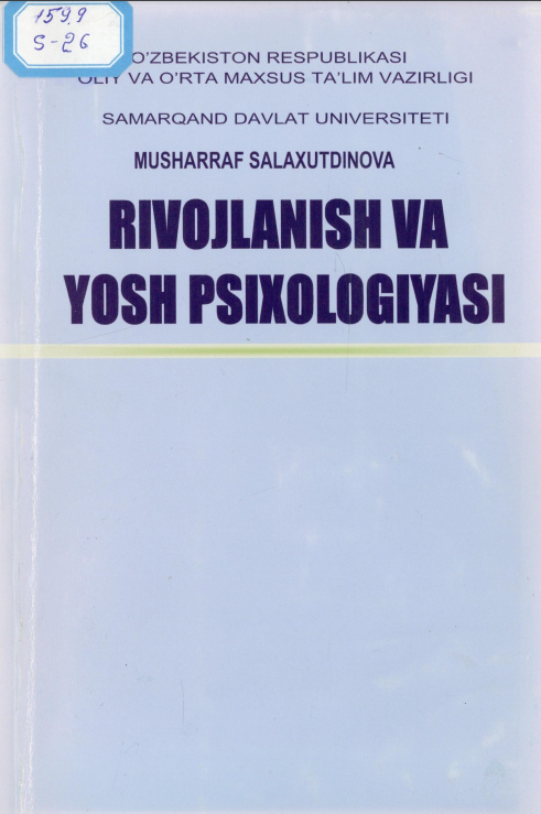 Rivojlanish va yosh psixologiyasi