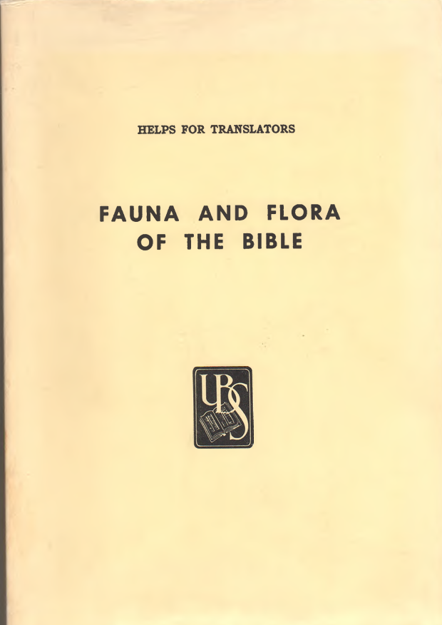 Fauna and flora of the bible