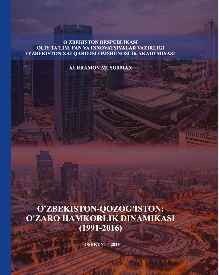 O`zbekiston-Qozog`iston; o`zaro hamkorlik dinamikasi (1991-2016)