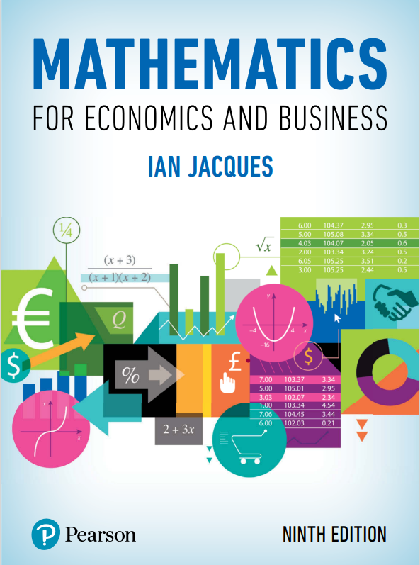MATHEMATICS  FOR ECONOMICS AND BUSINESS