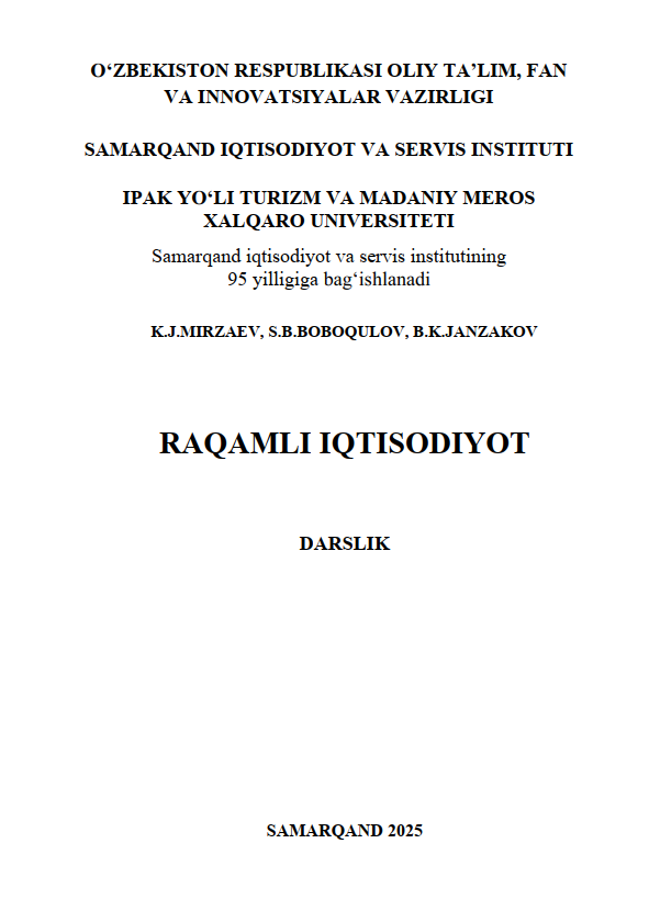 Raqamli iqtisodiyot