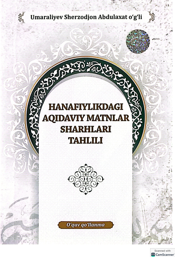 Hanafiylikdagi aqidaviy matnlar sharhlari tahlili
