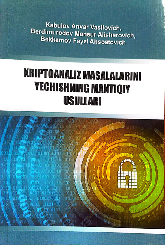 KRIPTOANALIZ MASALALARINI  YECHISHNING MANTIQIY  USULLARI