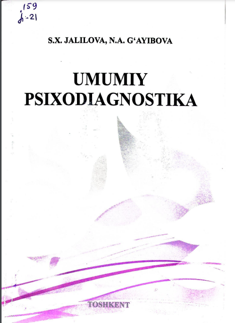 Umumiy Psixodiagnostika