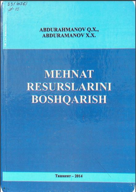 Mehnat resurslarini boshqarish